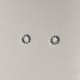 CLEO Simple Circle Ohrstecker - silber