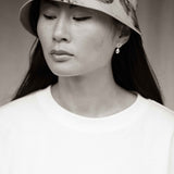 CLEO Drop on Circle Ohrringe – silber