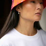 CLEO Drop on Circle Ohrringe – silber