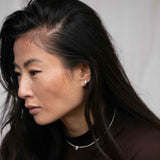 CLEO Bean Oohrstecker – silber