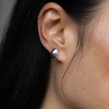 CLEO Bean Oohrstecker – silber