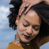 FRIDA STUDS - silber