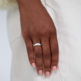 SAMSA WAVE RING - silber