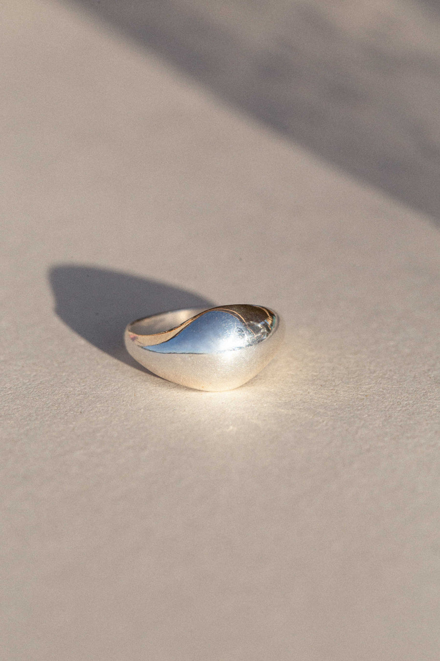SAMSA Silver Chunky Ring