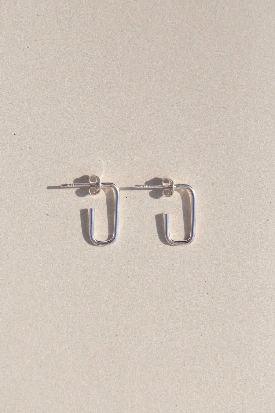 SAMSA Silver Simple Earrings