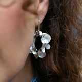 FRIDA FLOWER BOMB OHRRINGE - silber