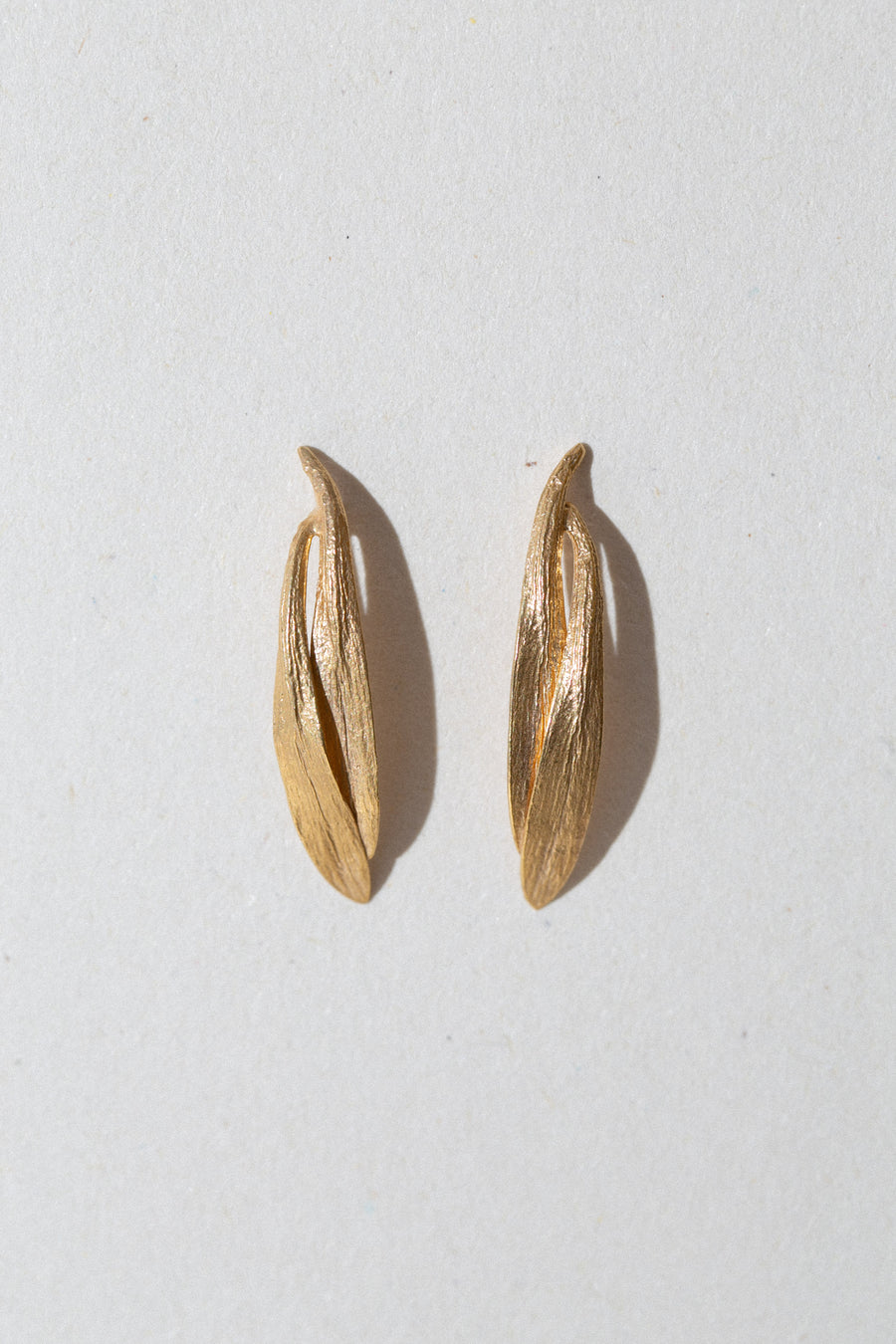 JESION STUDS DOUBLE LEAF gold