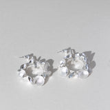 FRIDA FLOWER BOMB OHRRINGE - silber