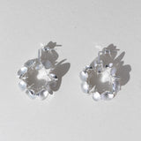 FRIDA FLOWER BOMB OHRRINGE - silber